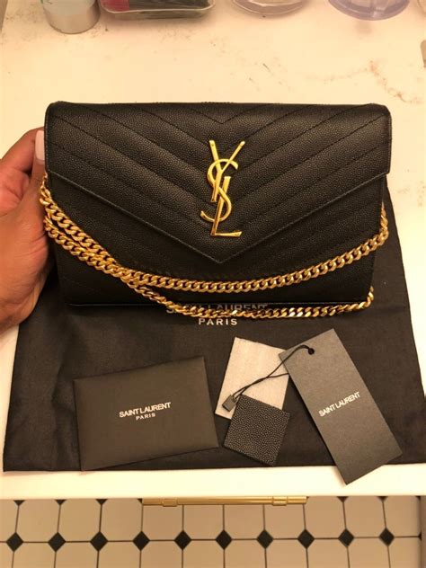 YSL wallet on chain instagram